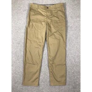 Nike Dri-Fit Golf Pants Men's 34x32 (Fits 35x28.5) Tan Chino Pockets Outdoor